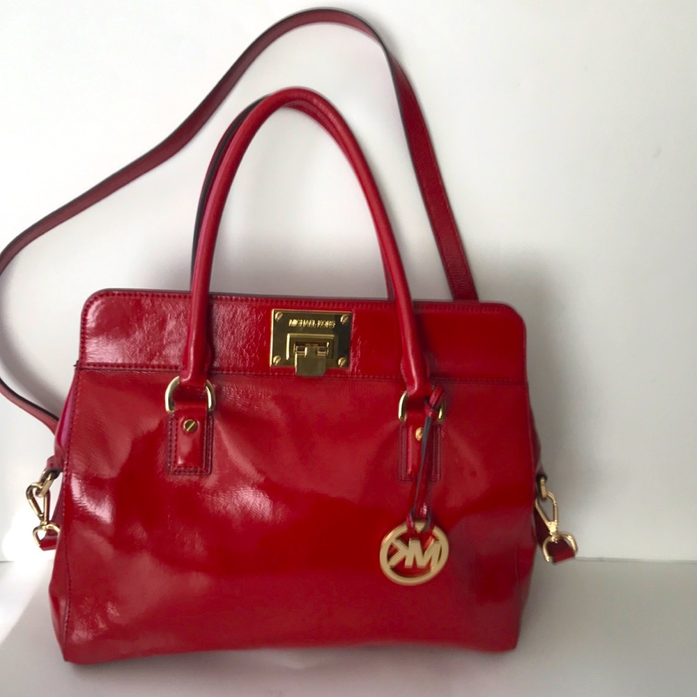 Michael Kors Red Patent bag